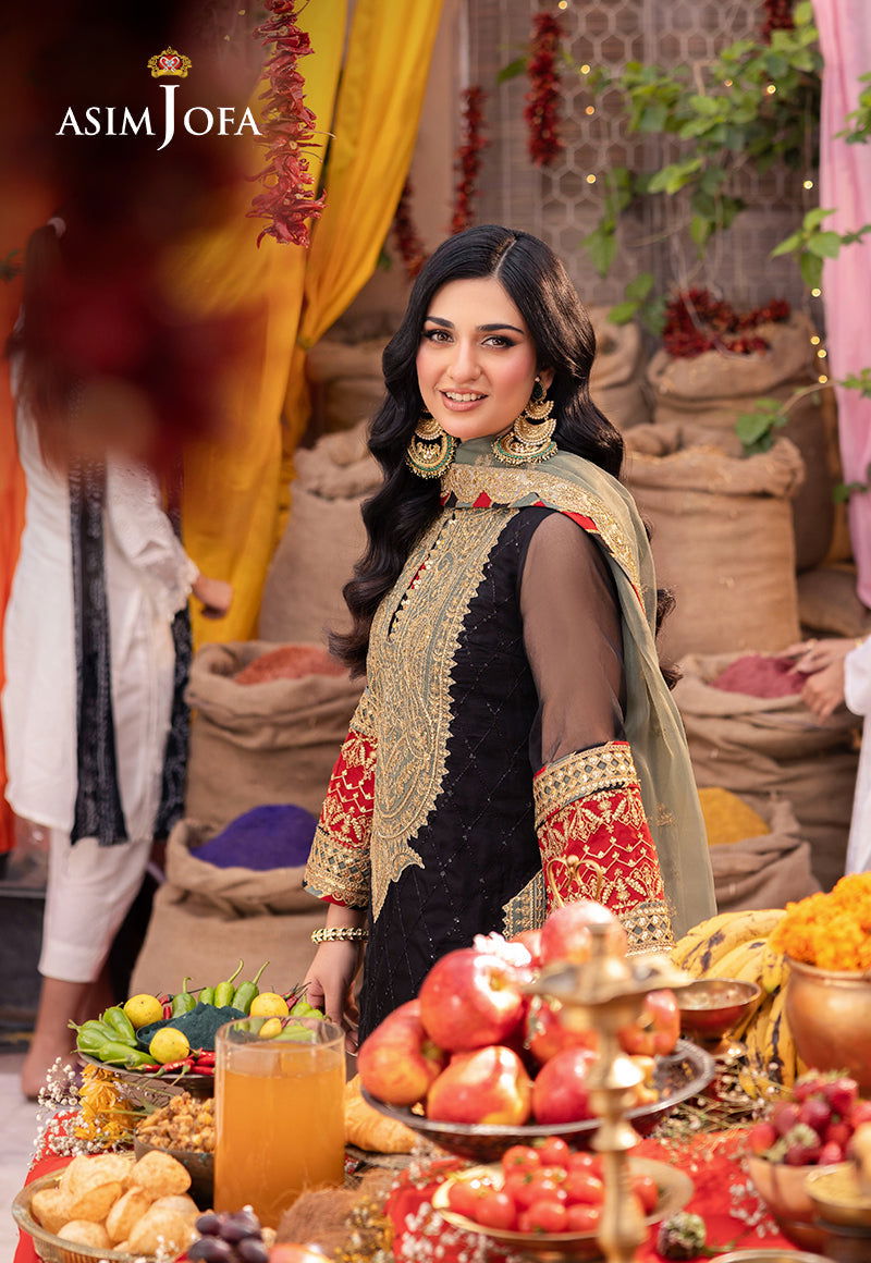 Asim Jofa Pyaar Diyan Gallan Unstitched 3pcs - Jotey