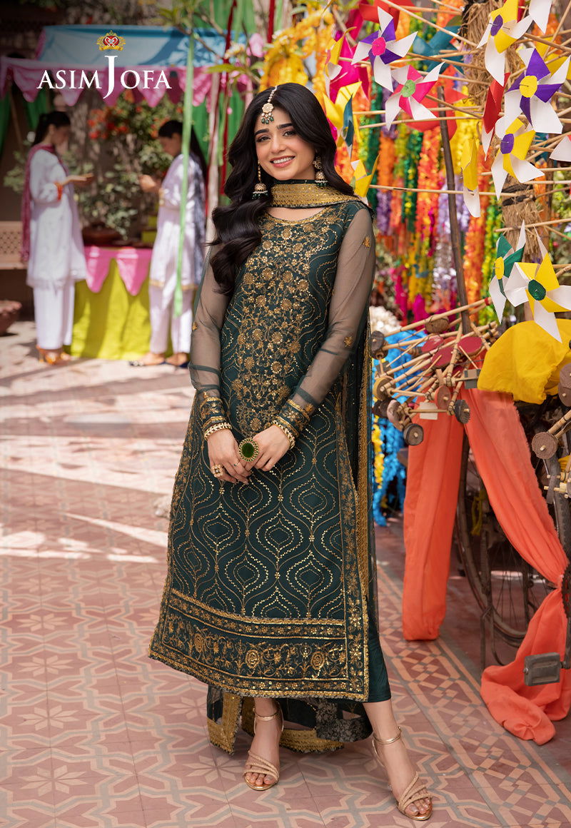 Asim Jofa Pyaar Diyan Gallan Unstitched 3pcs - Jotey