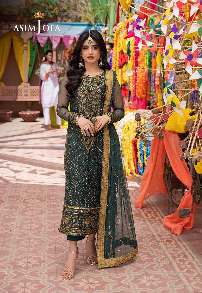 Asim Jofa Pyaar Diyan Gallan Unstitched 3pcs - Jotey
