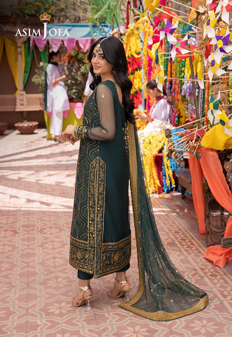 Asim Jofa Pyaar Diyan Gallan Unstitched 3pcs - Jotey
