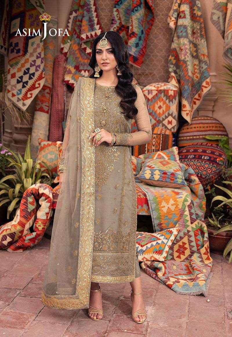 Asim Jofa Pyaar Diyan Gallan Unstitched 3pcs - Jotey