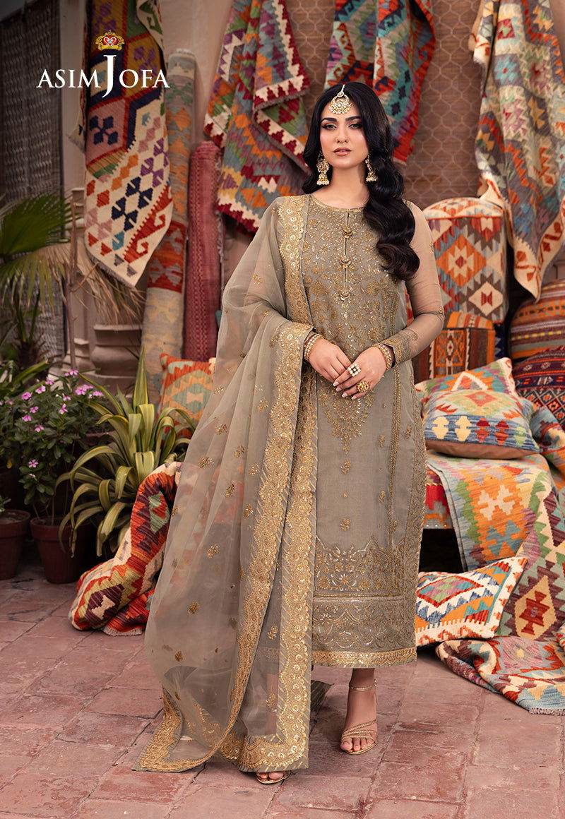 Asim Jofa Pyaar Diyan Gallan Unstitched 3pcs - Jotey