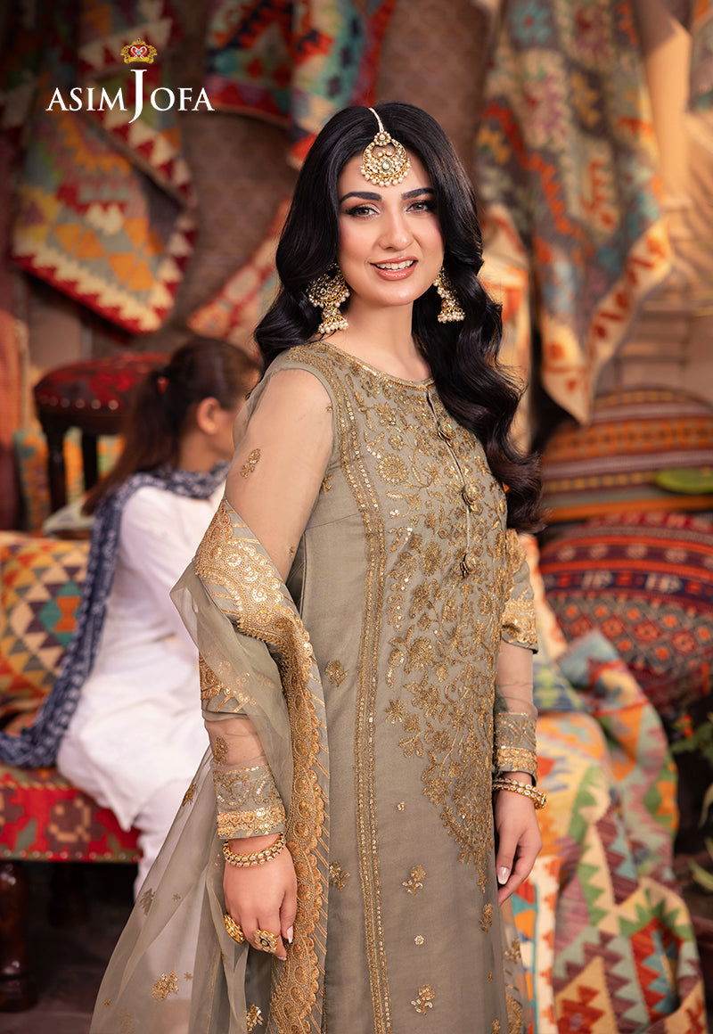 Asim Jofa Pyaar Diyan Gallan Unstitched 3pcs - Jotey