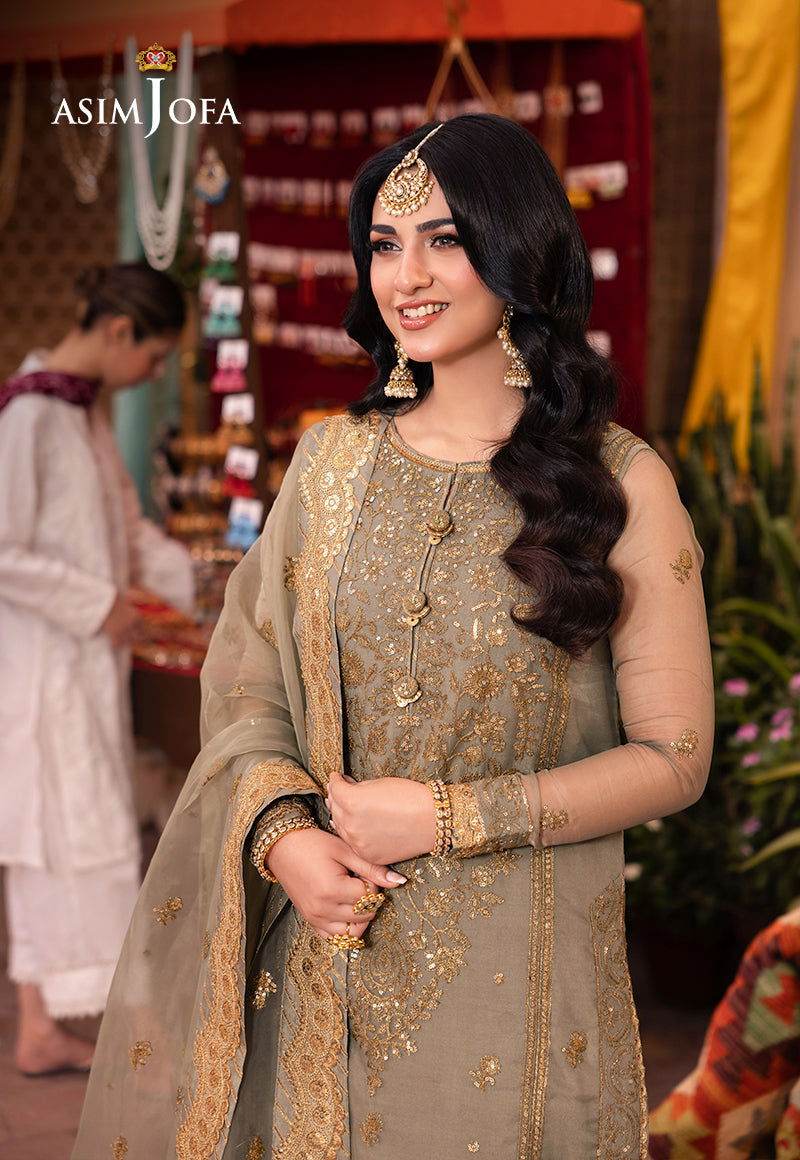 Asim Jofa Pyaar Diyan Gallan Unstitched 3pcs - Jotey