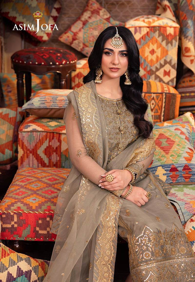 Asim Jofa Pyaar Diyan Gallan Unstitched 3pcs - Jotey