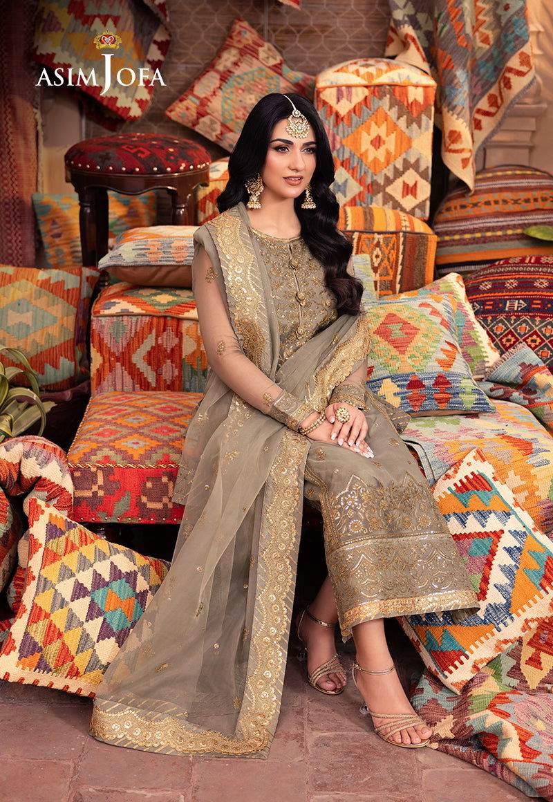 Asim Jofa Pyaar Diyan Gallan Unstitched 3pcs - Jotey