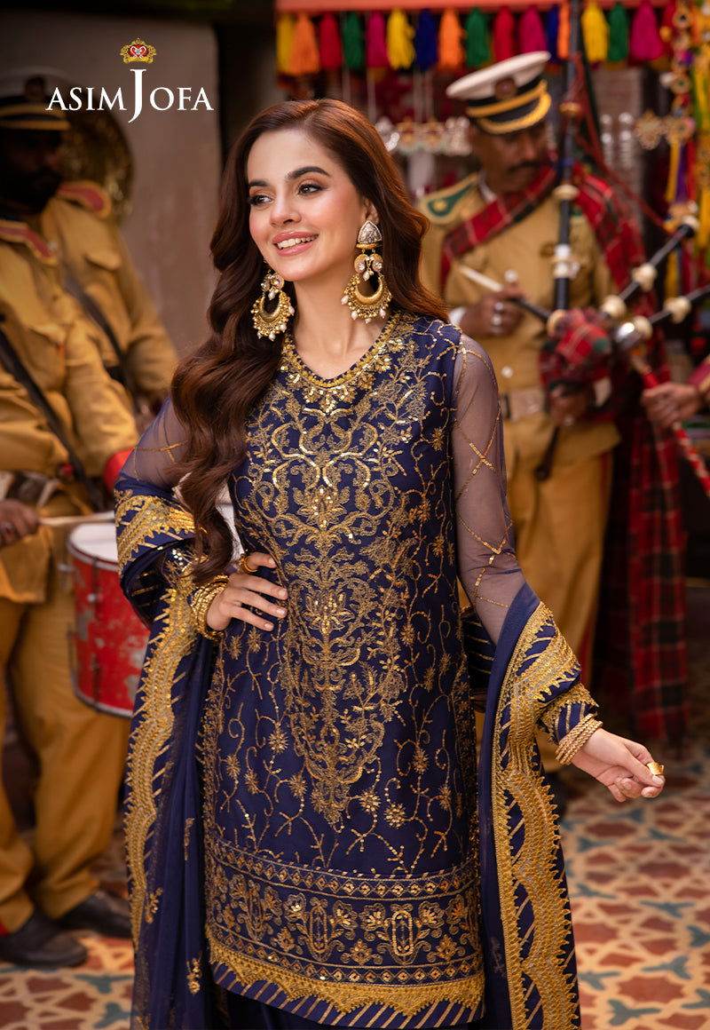 Asim Jofa Pyaar Diyan Gallan Unstitched 3pcs - Jotey