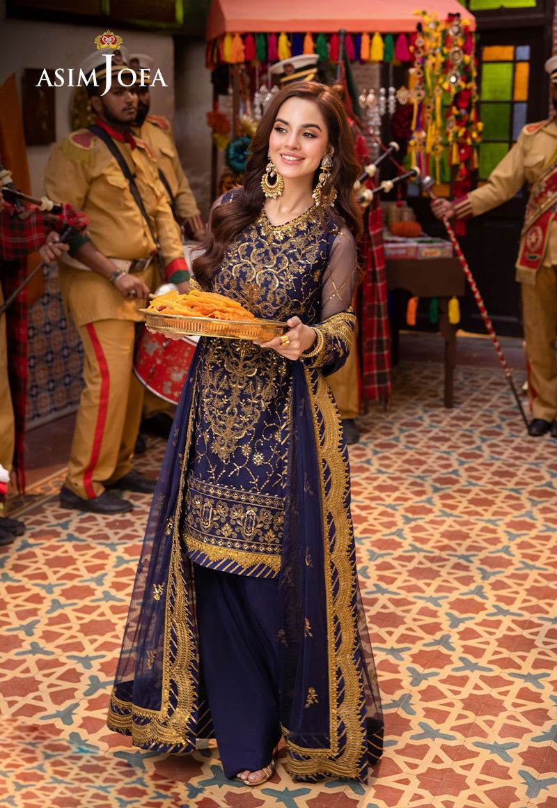 Asim Jofa Pyaar Diyan Gallan Unstitched 3pcs - Jotey
