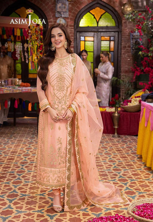 Asim Jofa Pyaar Diyan Gallan Unstitched 3pcs - Jotey
