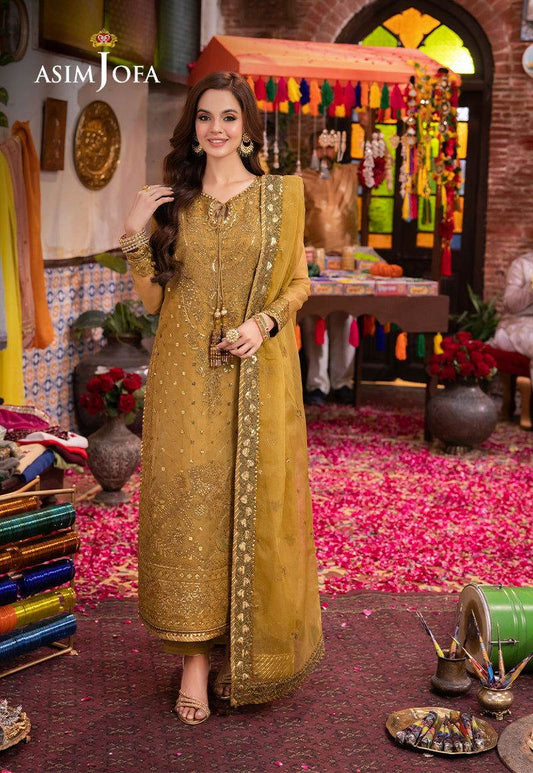 Asim Jofa Pyaar Diyan Gallan Unstitched 3pcs - Jotey