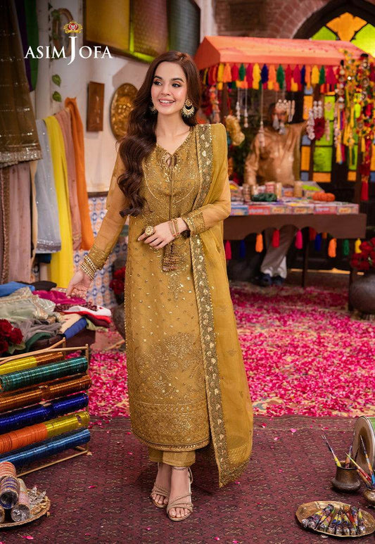 Asim Jofa Pyaar Diyan Gallan Unstitched 3pcs - Jotey