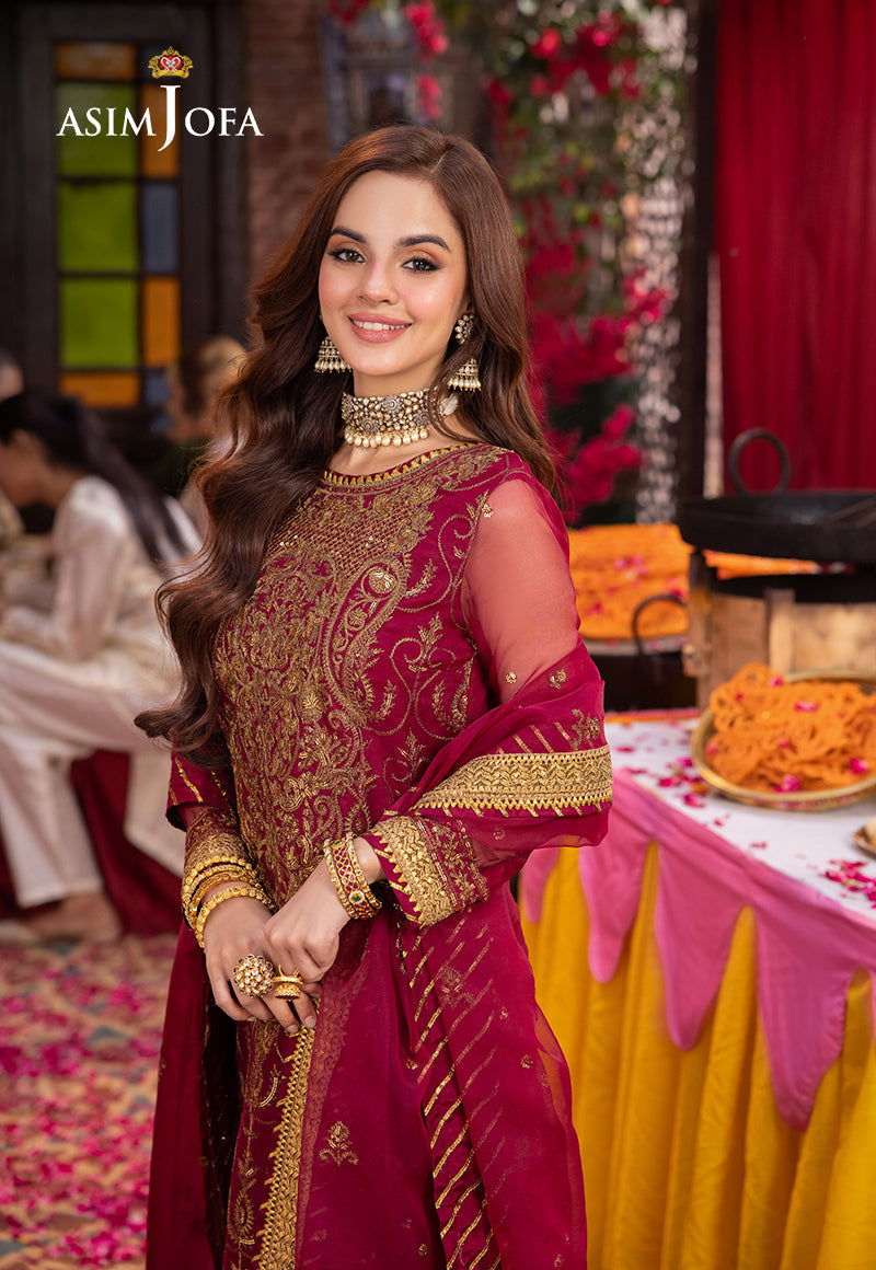 Asim Jofa Pyaar Diyan Gallan Unstitched 3pcs - Jotey
