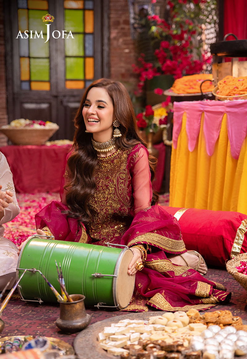 Asim Jofa Pyaar Diyan Gallan Unstitched 3pcs - Jotey