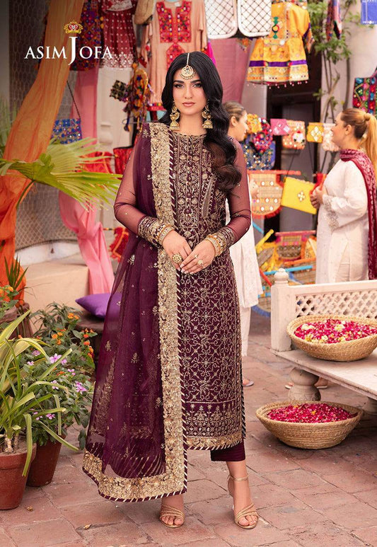 Asim Jofa Pyaar Diyan Gallan Unstitched 3pcs - Jotey