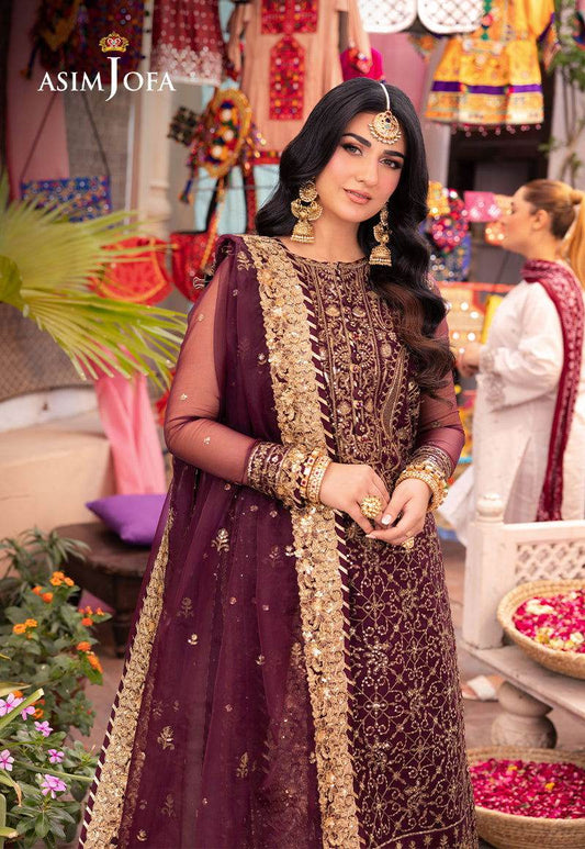 Asim Jofa Pyaar Diyan Gallan Unstitched 3pcs - Jotey