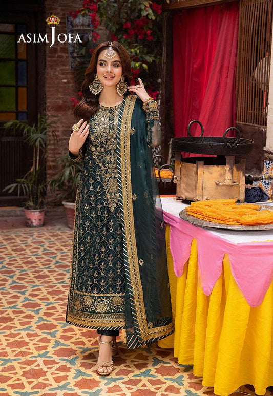 Asim Jofa Pyaar Diyan Gallan Unstitched 3pcs - Jotey