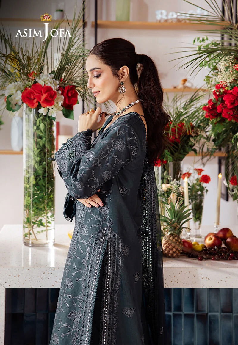 Asim Jofa Uraan  Embroidered Unstitched 3pcs - Jotey