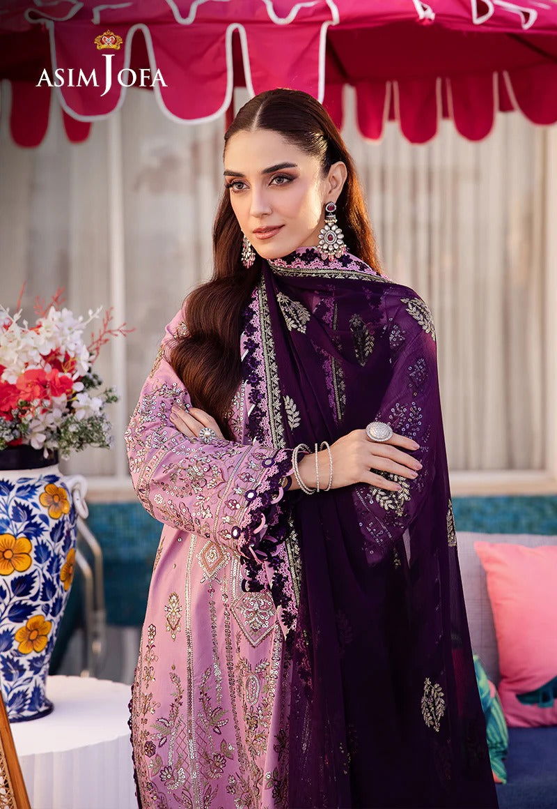 Asim Jofa Uraan  Embroidered Unstitched 3pcs - Jotey