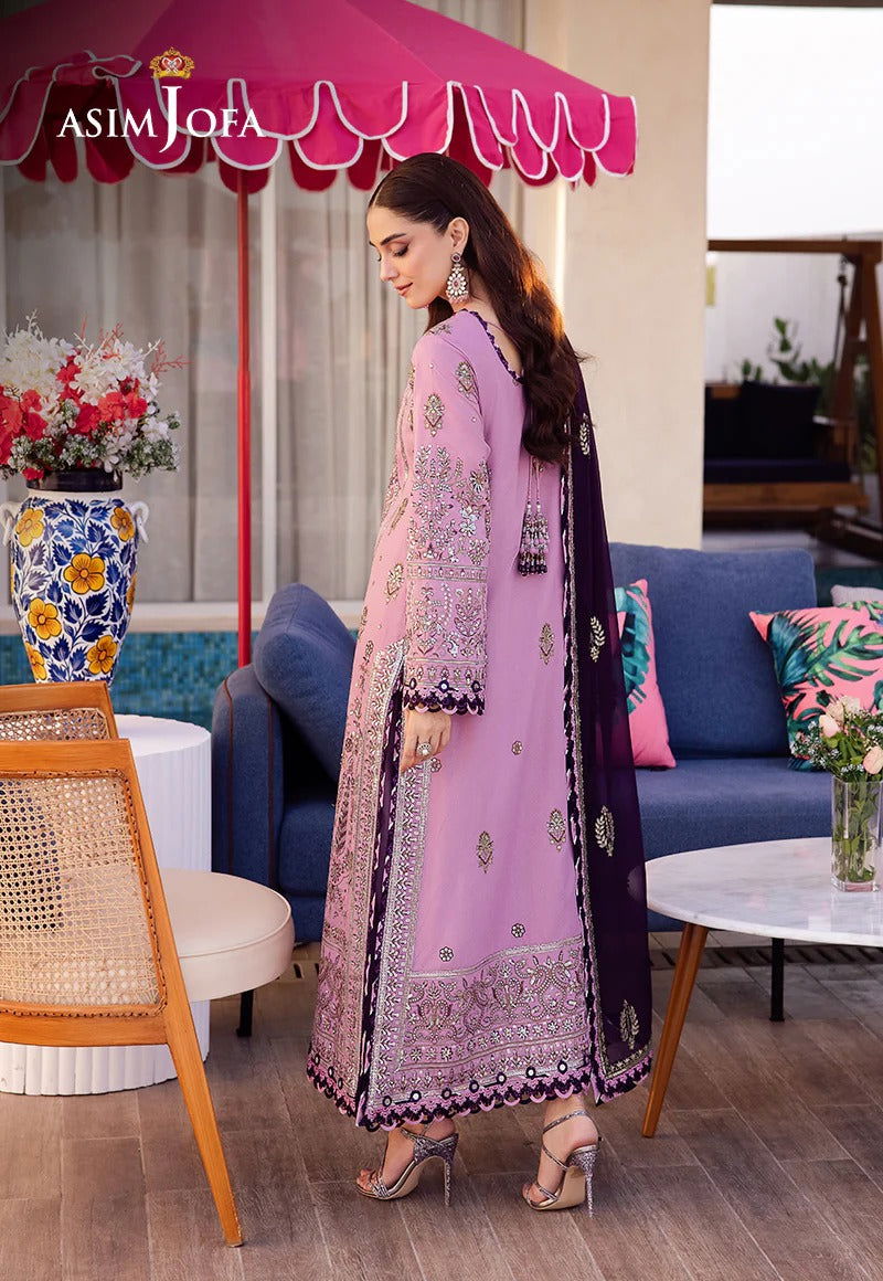 Asim Jofa Uraan  Embroidered Unstitched 3pcs - Jotey
