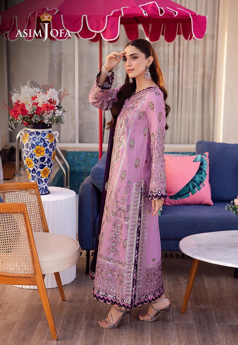 Asim Jofa Uraan  Embroidered Unstitched 3pcs - Jotey