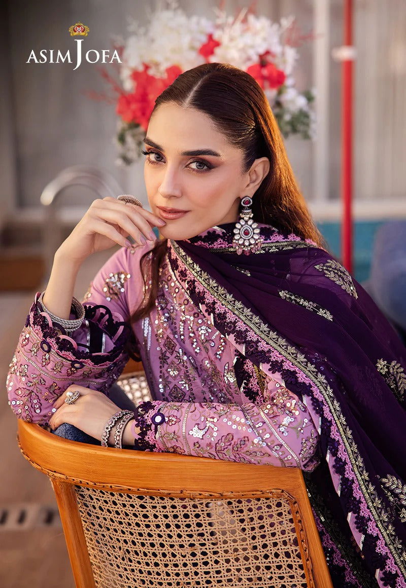 Asim Jofa Uraan  Embroidered Unstitched 3pcs - Jotey