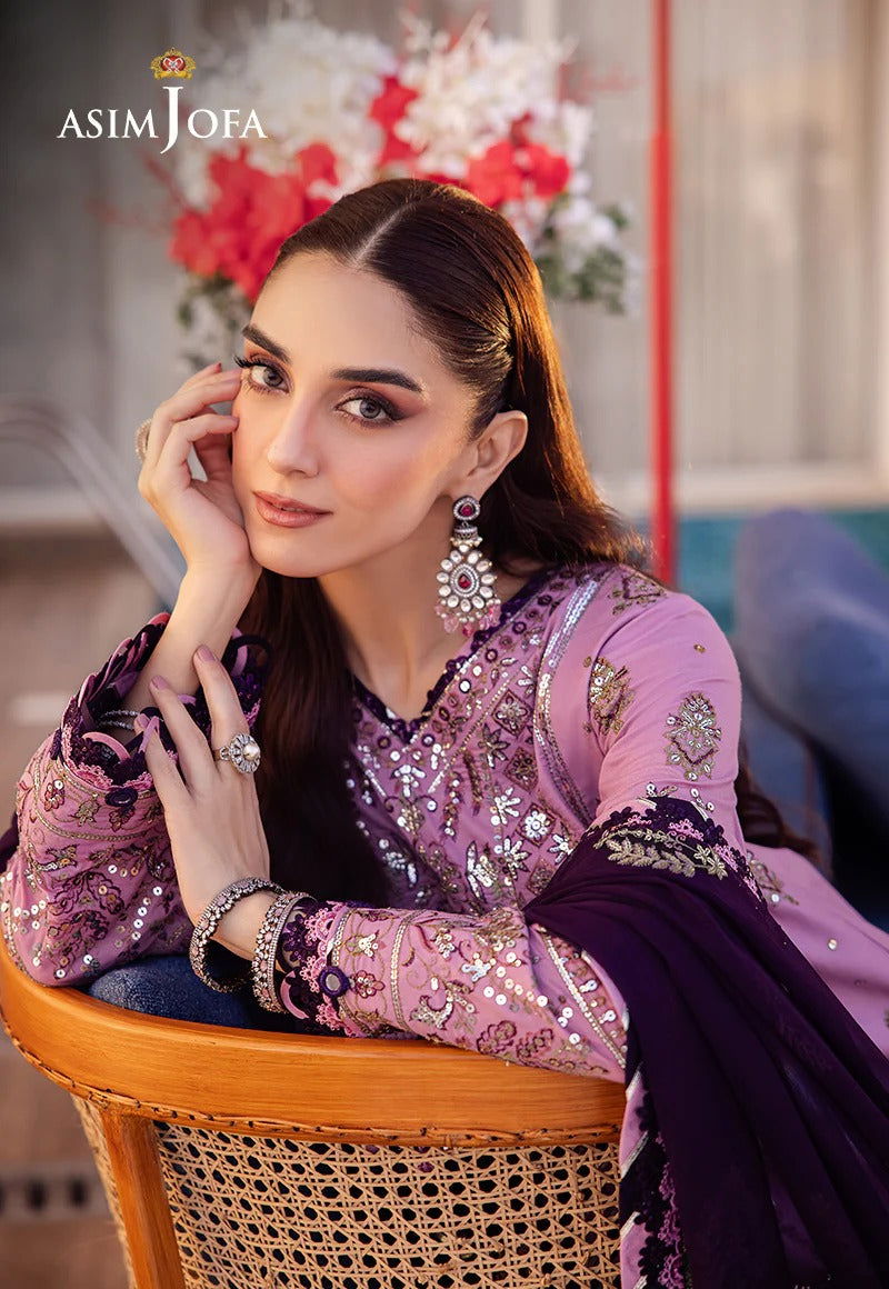Asim Jofa Uraan  Embroidered Unstitched 3pcs - Jotey
