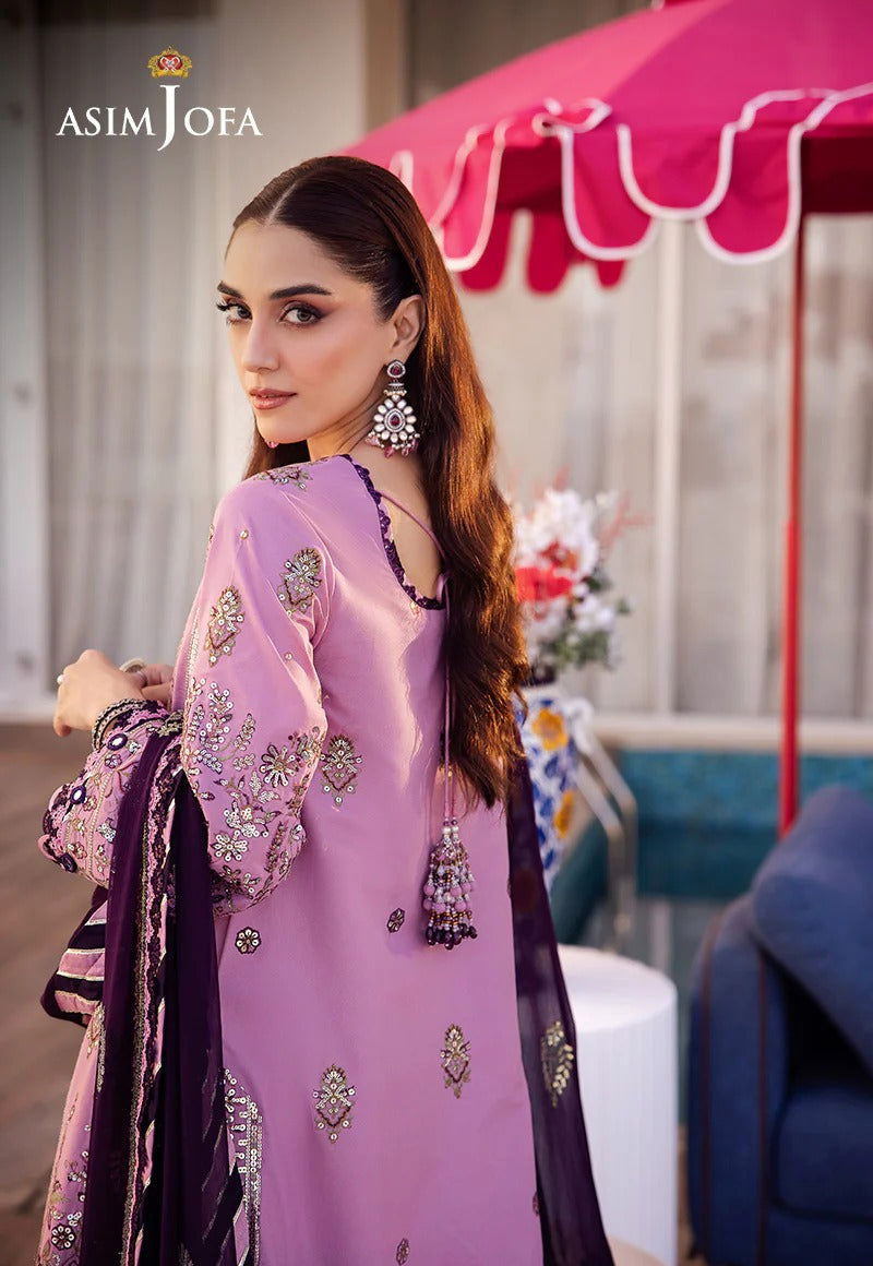 Asim Jofa Uraan  Embroidered Unstitched 3pcs - Jotey