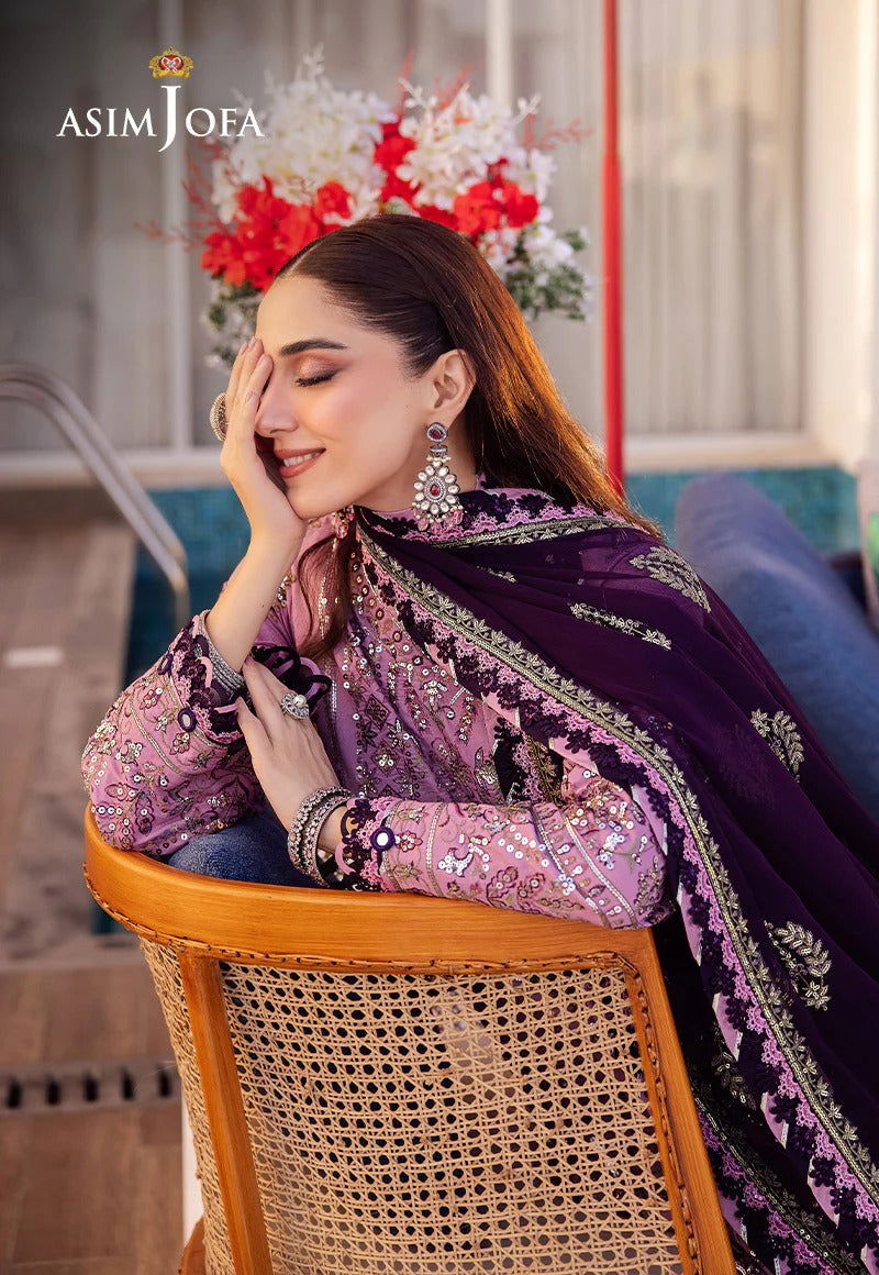 Asim Jofa Uraan  Embroidered Unstitched 3pcs - Jotey