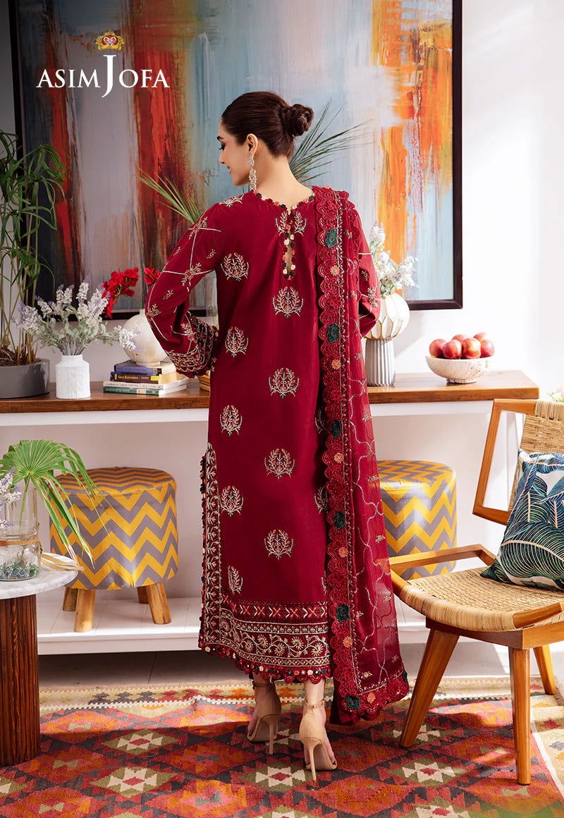 Asim Jofa Uraan  Embroidered Unstitched 3pcs - Jotey