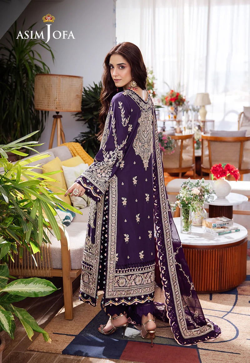 Asim Jofa Uraan  Embroidered Unstitched 3pcs - Jotey