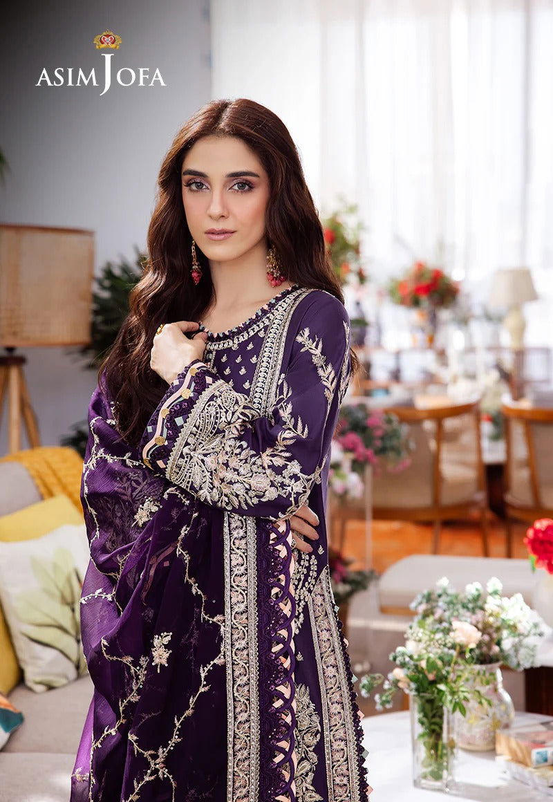 Asim Jofa Uraan  Embroidered Unstitched 3pcs - Jotey
