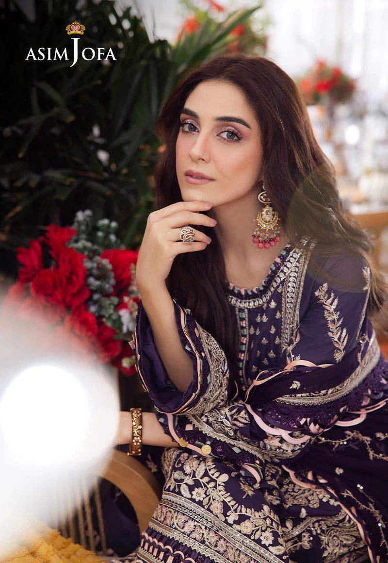 Asim Jofa Uraan  Embroidered Unstitched 3pcs - Jotey