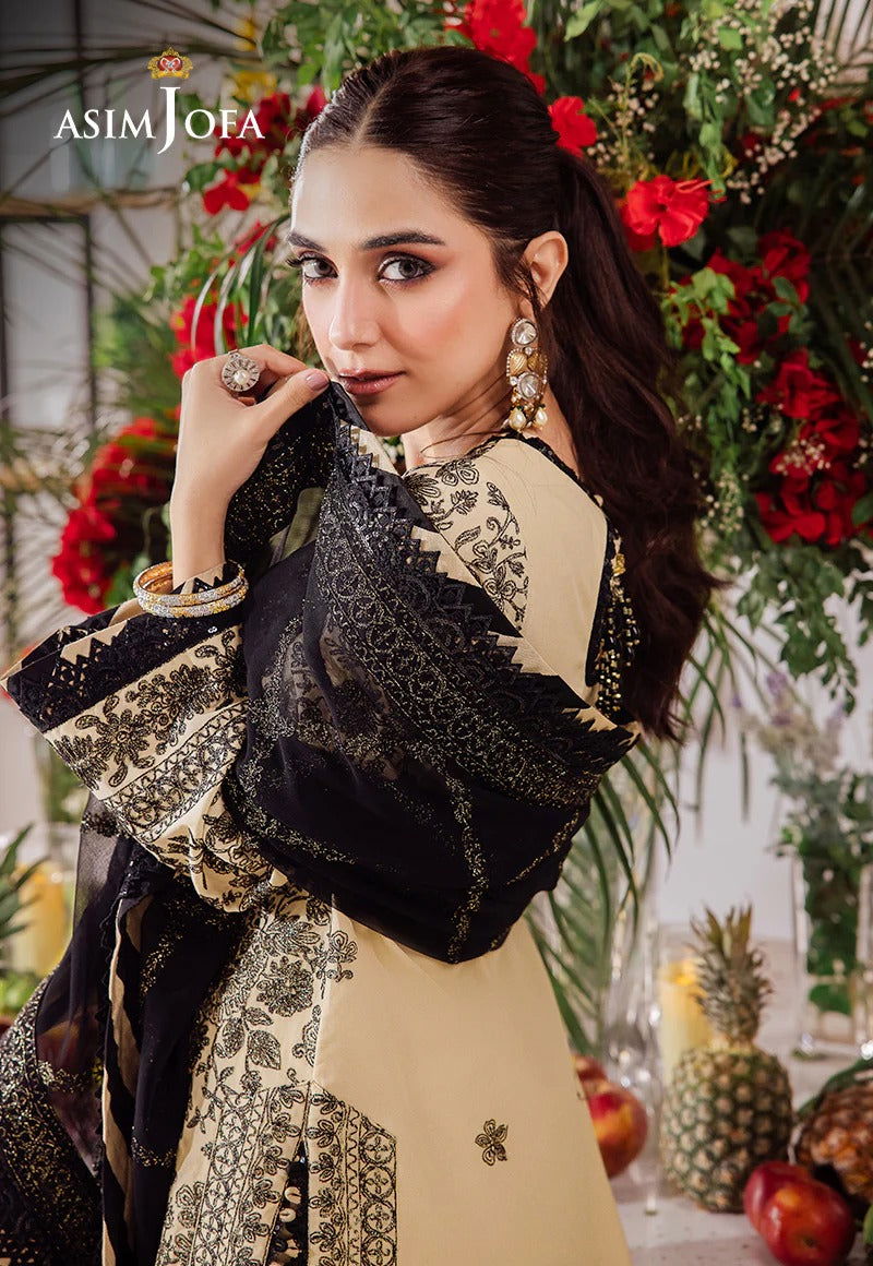 Asim Jofa Uraan  Embroidered Unstitched 3pcs - Jotey