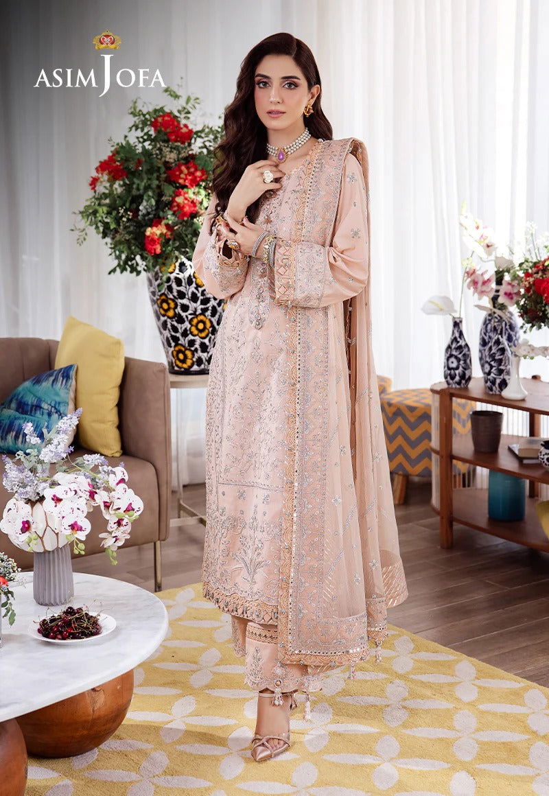 Asim Jofa Uraan  Embroidered Unstitched 3pcs - Jotey