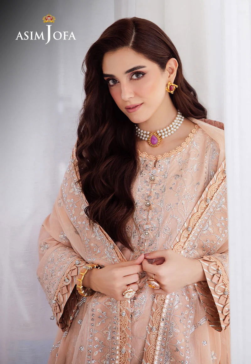 Asim Jofa Uraan  Embroidered Unstitched 3pcs - Jotey
