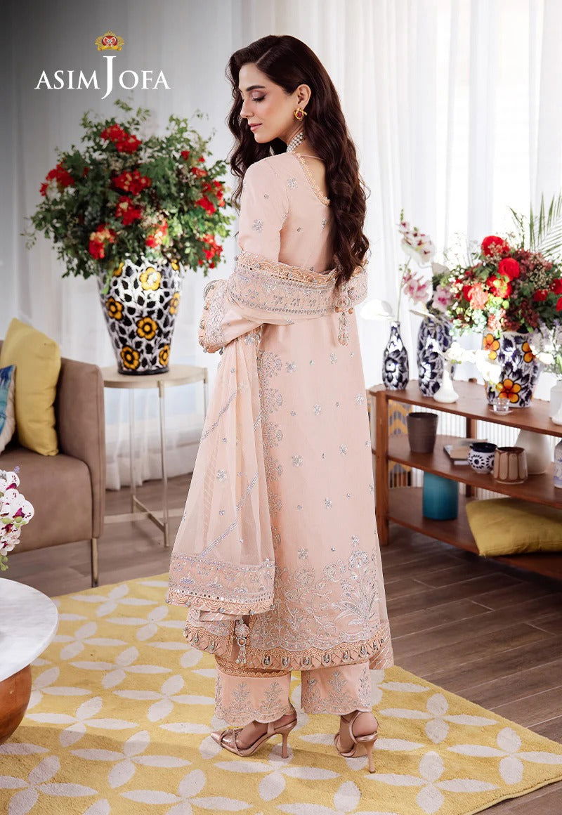 Asim Jofa Uraan  Embroidered Unstitched 3pcs - Jotey