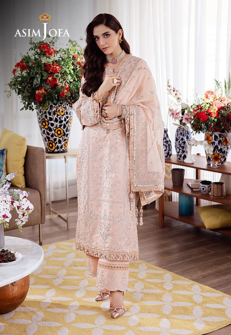 Asim Jofa Uraan  Embroidered Unstitched 3pcs - Jotey