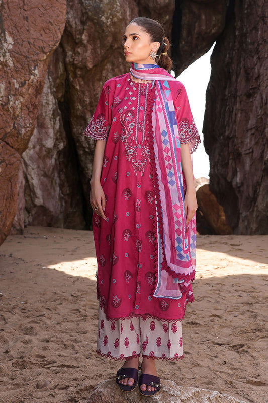 Ayzel Tropicana Vol 2 Unstitched Lawn 3pcs - Jotey