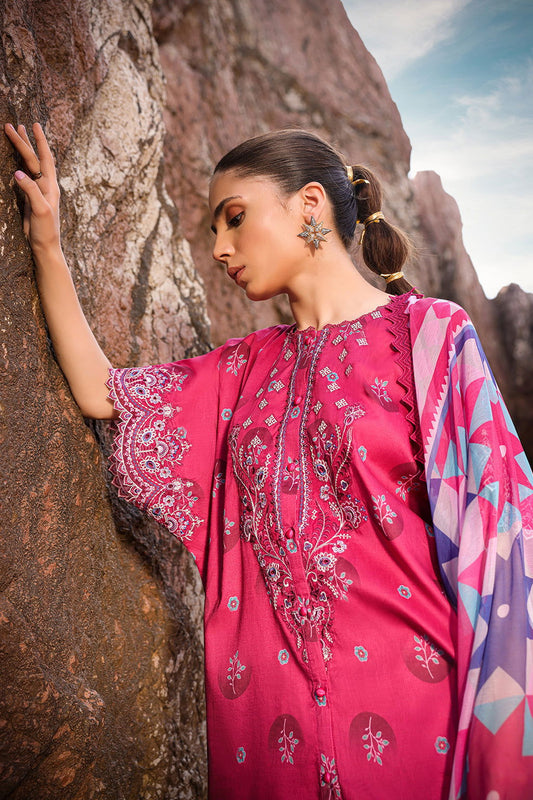Ayzel Tropicana Vol 2 Unstitched Lawn 3pcs - Jotey
