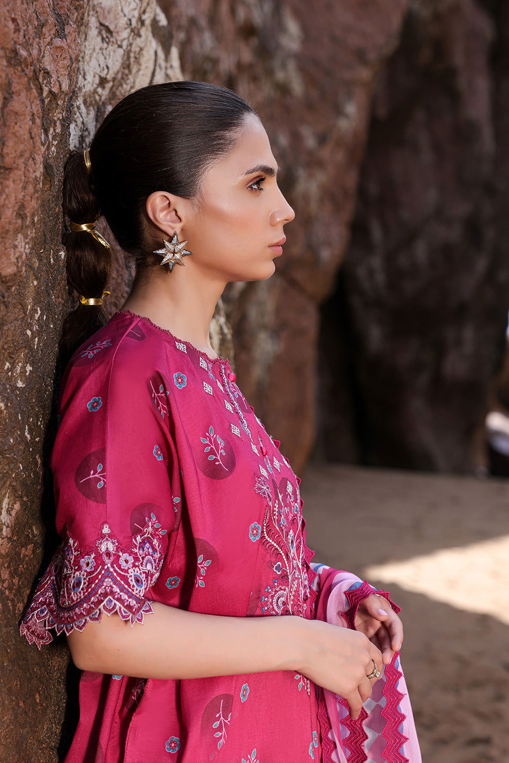 Ayzel Tropicana Vol 2 Unstitched Lawn 3pcs - Jotey