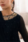 Azure Eid Drop 1 Ensembles Chiffon Unstitched 3Pcs - Jotey