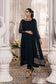 Azure Eid Drop 1 Ensembles Chiffon Unstitched 3Pcs - Jotey