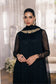 Azure Eid Drop 1 Ensembles Chiffon Unstitched 3Pcs - Jotey