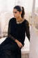 Azure Eid Drop 1 Ensembles Chiffon Unstitched 3Pcs - Jotey