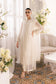 Azure Eid Drop 1 Ensembles Chiffon Unstitched 3Pcs - Jotey