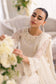 Azure Eid Drop 1 Ensembles Chiffon Unstitched 3Pcs - Jotey