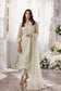 Azure Eid Drop 1 Ensembles Chiffon Unstitched 3Pcs - Jotey