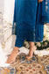 Azure Eid Drop 1 Ensembles Chiffon Unstitched 3Pcs - Jotey