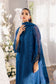 Azure Eid Drop 1 Ensembles Chiffon Unstitched 3Pcs - Jotey