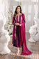 Azure Eid Drop 1 Ensembles Chiffon Unstitched 3Pcs - Jotey